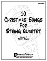 10 Christmas Songs For String Quartet P.O.D. cover